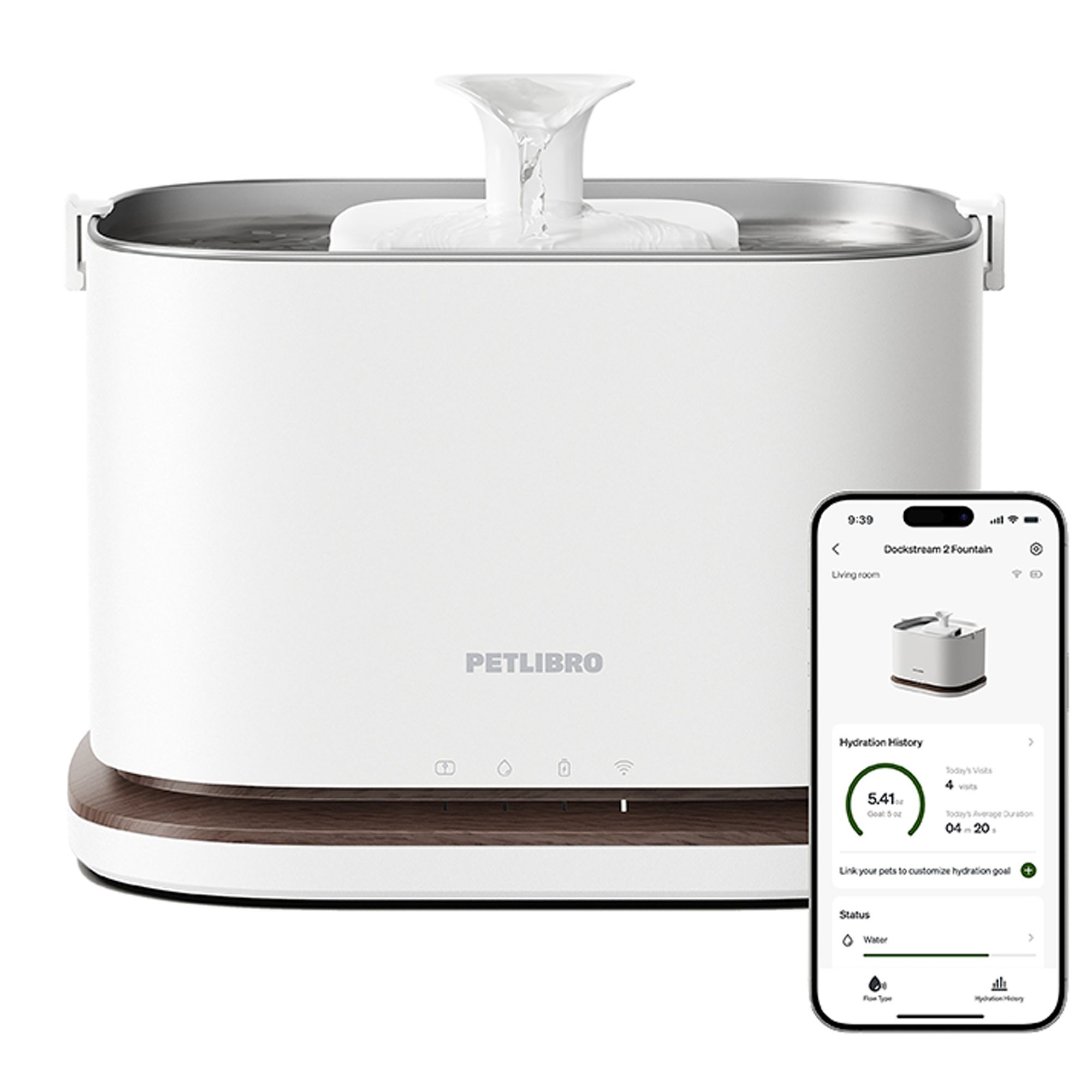 PETLIBRO Dockstream 2 Smart Cordless Fountain - thumbnail 2