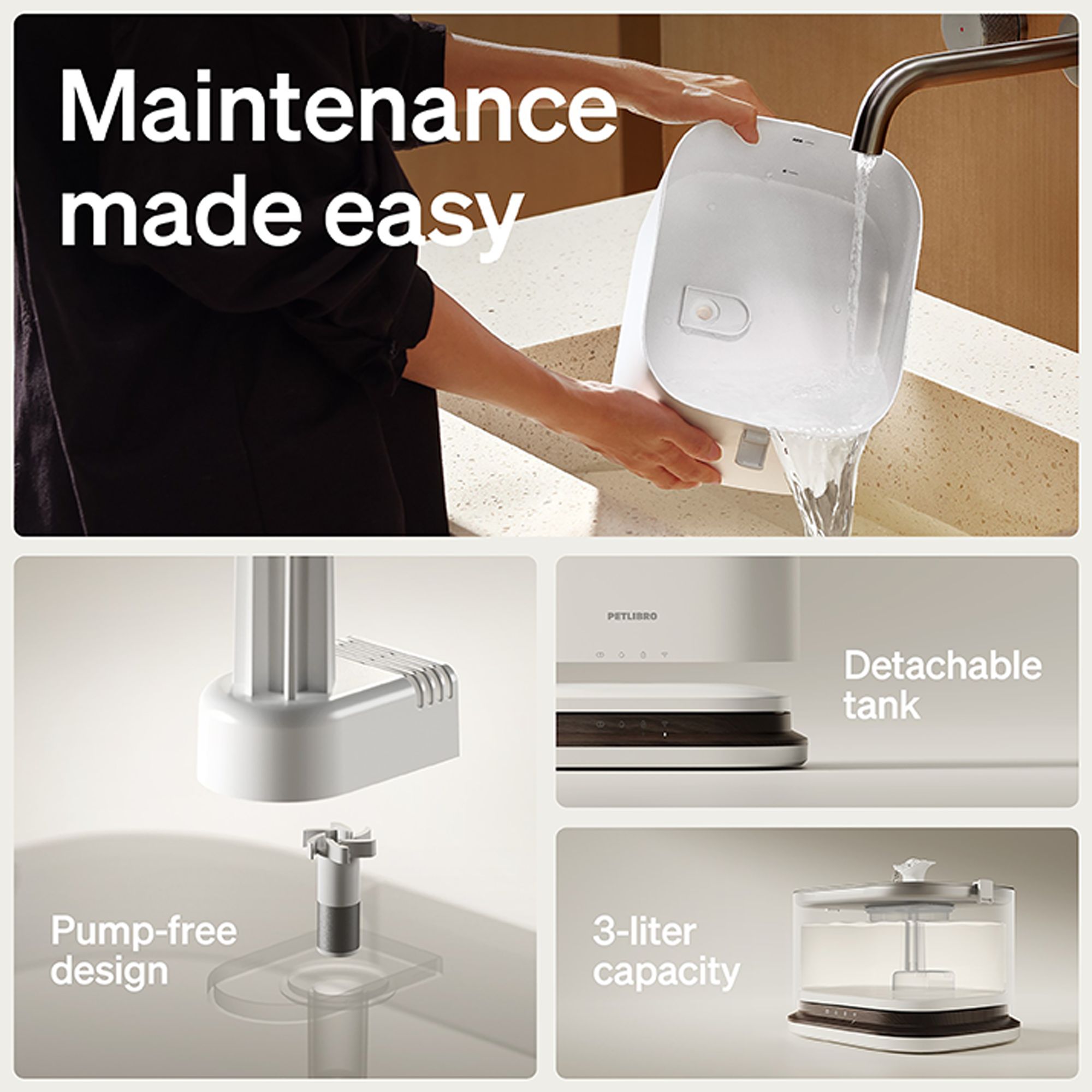 PETLIBRO Dockstream 2 Smart Cordless Fountain - thumbnail 4