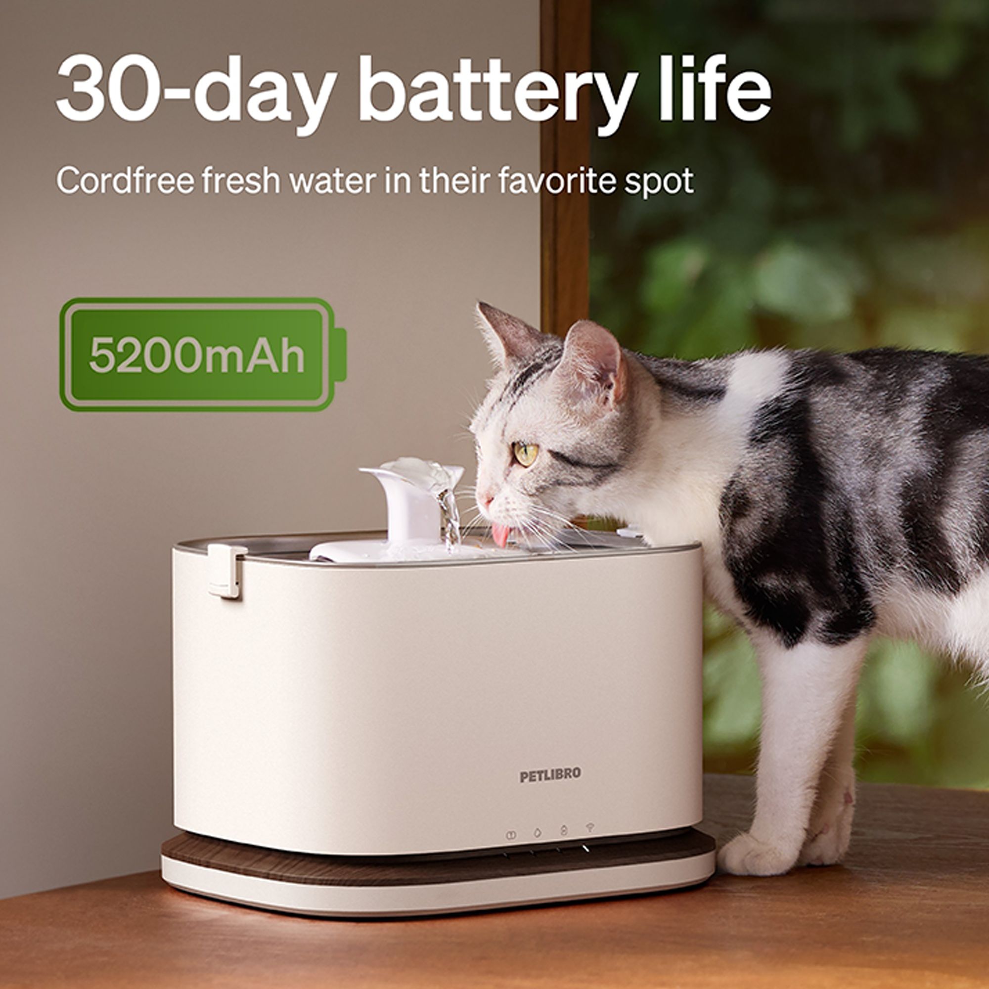 PETLIBRO Dockstream 2 Smart Cordless Fountain - thumbnail 5