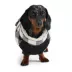 Hotel Doggy Dog Coat - Buffalo Check Melton Jacket - Ice Vanilla image thumbnail 2