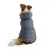 Hotel Doggy Dog Coat - Faux-Fur Hooded Parka - Grey image thumbnail 1
