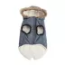 Hotel Doggy Dog Coat - Faux-Fur Hooded Parka - Grey image thumbnail 5