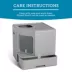 ExquisiCat® Dual Entry X-Large Hooded Cat Litter Box, Gray image thumbnail 5