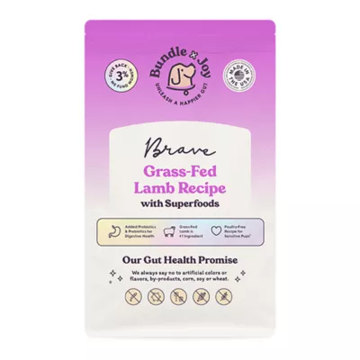 Product Bundle x Joy Brave Grass-Fed Lamb Adult Dry Dog Food - 4 lb