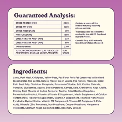 Product Bundle x Joy Brave Grass-Fed Lamb Adult Dry Dog Food - 4 lb