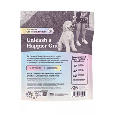 Product Bundle x Joy Leash & Load Beef Superfood Jerky Bars Adult Dog Treats - 5 oz