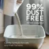 Litter Genie Light Clumping Cat Litter - Unscented, Lightweight, 99% Dust-Free, Made in Canada image thumbnail 4