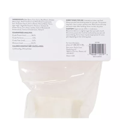 Dentley's® Peanut Butter Filled Beef Bone Dog Treat - 8 oz - Image 4