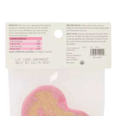 Wiggles & Wags® All Life Stages Heart Decorated Cookie Dog Treat - 1.8 oz - Image 3