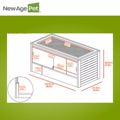 Product New Age Pet® 48" ECOFLEX® Mojave Reptile Lounge