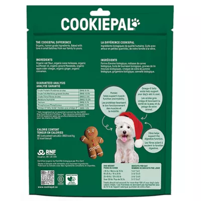 Product Cookie Pal Dog Treats - Gingerbread Biscuits, 10 OZ