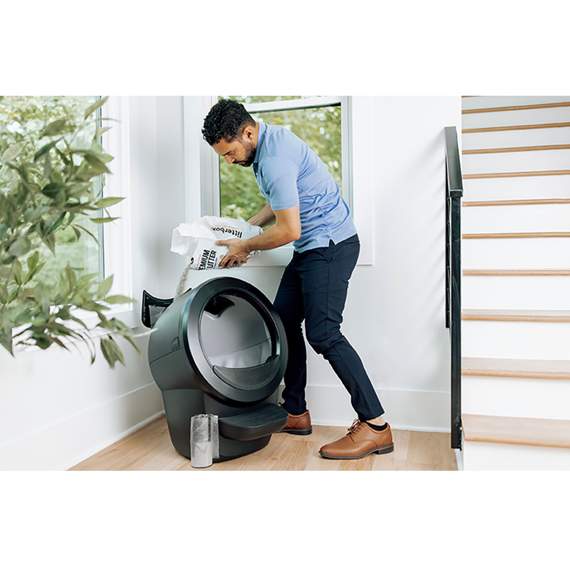 Litter-Robot® 4 Litter Hopper Cat Litter Refill System by Whisker - thumbnail 2