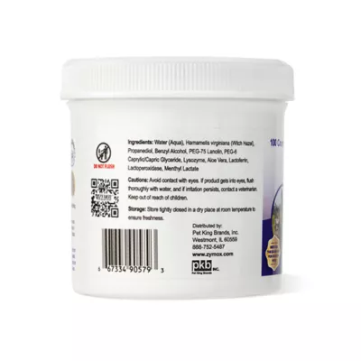 Product Zymox Enzymatic Ear Wipes, 100 Count