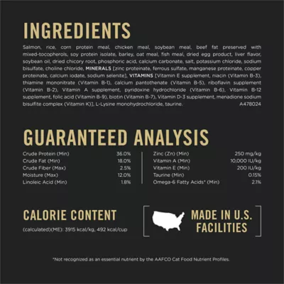 Purina Pro Plan Specialized Sensitive Skin & Stomach Salmon & Rice Dry Cat Food - Image 9