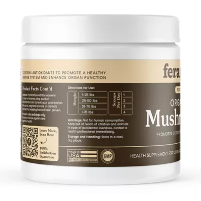 Product  Fera Pets Immune Support Mushroom Blend for Dogs and Cats