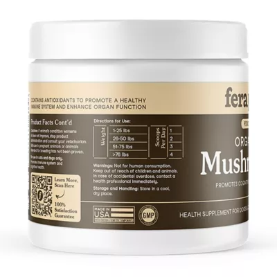 Product  Fera Pets Immune Support Mushroom Blend for Dogs and Cats