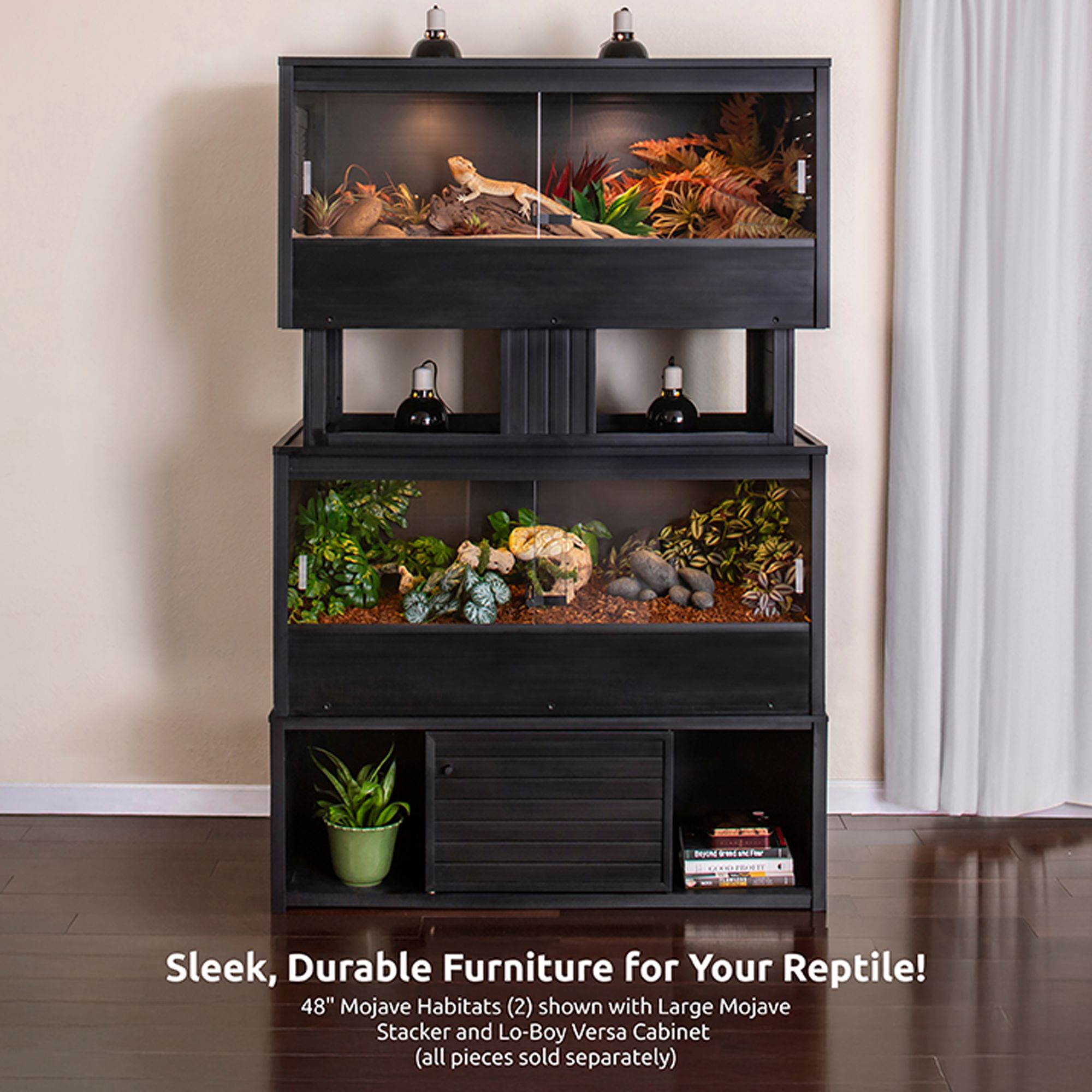 New Age Pet® 48" ECOFLEX® Lo-Boy Versa Stand - Reptile Terrarium Stand - 48 in - thumbnail 8
