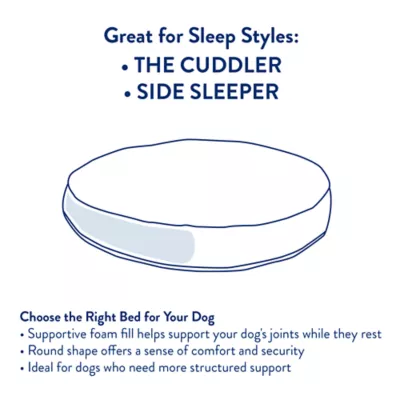 Top Paw® Orthopedic Round Pet Bed - Image 5
