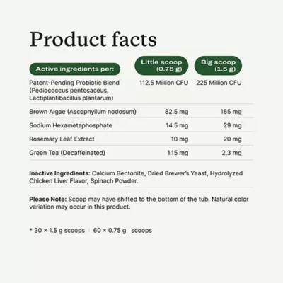 PetLab Co. Dog ProBright Advanced Dental Powder, Tartar & Bad Breath, Multiple Dog Sizes, 1.5-3.17oz - Image 2