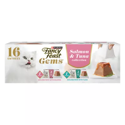 Fancy Feast® Gems™ Mousse Pate Adult Wet Cat Food - Variety Pack, 8 Count - Image 1