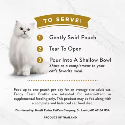 Fancy Feast® Broths Adult Cat Wet Complement - Grain Free, Limited Ingredients, 1.4 Oz - Image 5