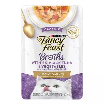 Fancy Feast® Senior Classic Broth Cat Wet Treat - 1.4 Oz - Image 1