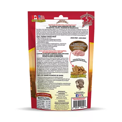 Product Benny Bully's Dog Treats - Turkey Chops, 60g/ 2.1oz