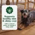 Greenies Skin and Coat Sensitive Care Supplement for Dogs, Peanut Butter Flavor, 80 Count Tub image thumbnail 6