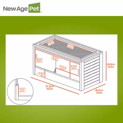 Product New Age Pet® 36" ECOFLEX® Mojave Reptile Lounge