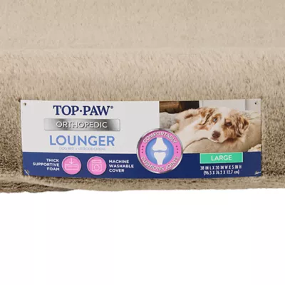 Top Paw® Orthopedic Lounger Dog Bed - Image 6