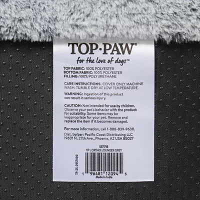 Top Paw® Orthopedic Lounger Dog Bed - Image 7