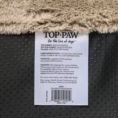 Top Paw® Orthopedic Lounger Dog Bed - Image 7