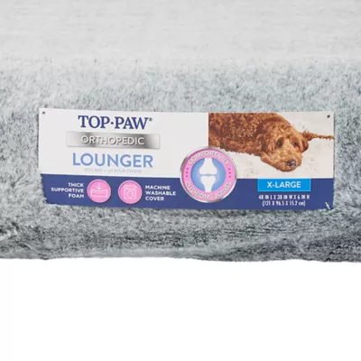 Top Paw® Orthopedic Lounger Dog Bed - Image 6