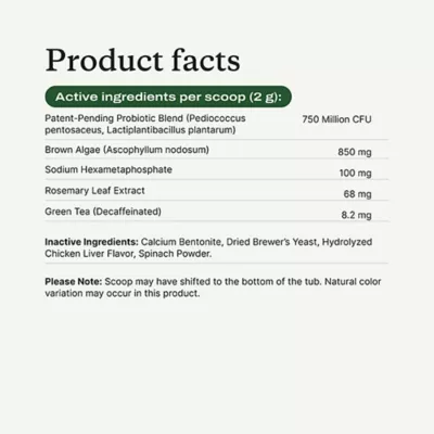 Product PetLab Co. ProBright Advanced Chicken Flavored Powder Dental Supplement for Dogs