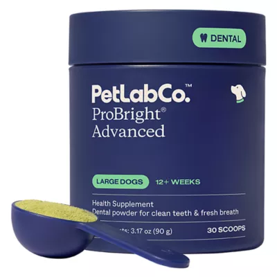 PetLab Co. ProBright Advanced Chicken Flavored Powder Dental Supplement for Dogs - Image 1