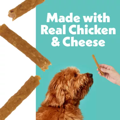 Wiggles & Wags Chicken & Cheese Meaty Sticks Dog Treats - Image 3