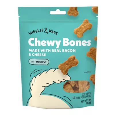 Wiggles & Wags Chewy Bones Bacon and Cheese 6 OZ - Image 1