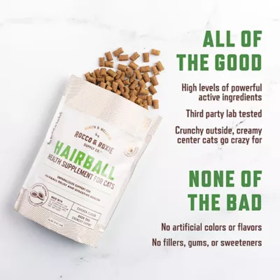 Product Rocco & Roxie Cat Hairball Chew 3.7 oz