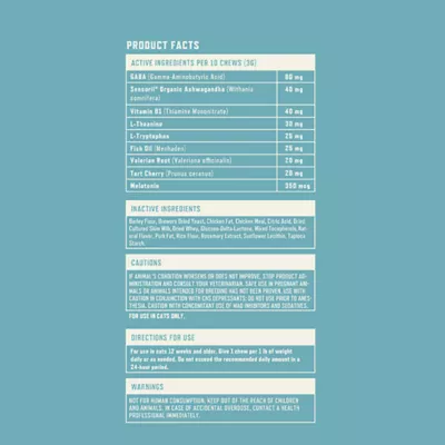 Product Rocco & Roxie Calming Cat Chew 3.7oz