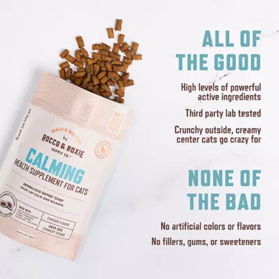 Product Rocco & Roxie Calming Cat Chew 3.7oz