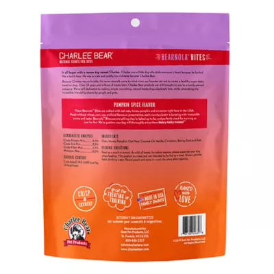 Product Charlee Bear Bearnola Bites Dog Treats, 8oz
