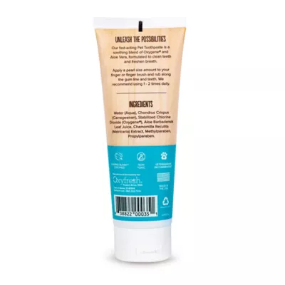 Oxyfresh Premium Vet Formulated Pet Toothpaste for Dog & Cat, Removes Plaque, Flavor Free, 4 fl oz - Image 2