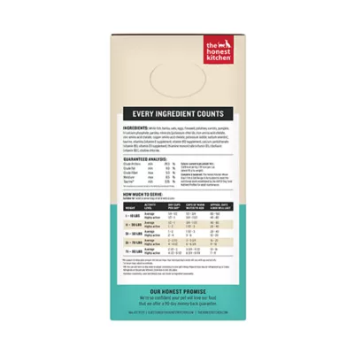 Product The Honest Kitchen Wholemade Whole Grain Adult Dehydrated Dog Food - Fish