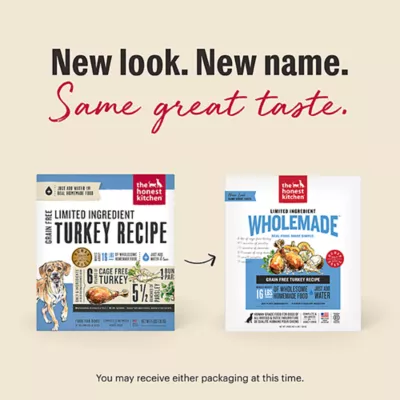 Product The Honest Kitchen Wholemade Limited Ingredient Grain Free Adult Dehydrated Dog Food - Turkey