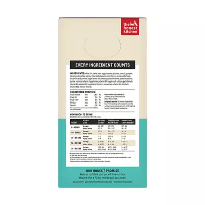 Product The Honest Kitchen Wholemade Whole Grain Adult Dehydrated Dog Food - Fish