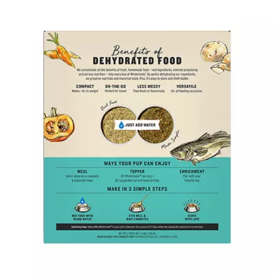 Product The Honest Kitchen Wholemade Whole Grain Adult Dehydrated Dog Food - Fish