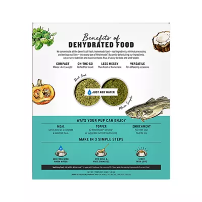 Product The Honest Kitchen Wholemade Limited Ingredient Grain Free Adult Dehydrated Dog Food - Fish
