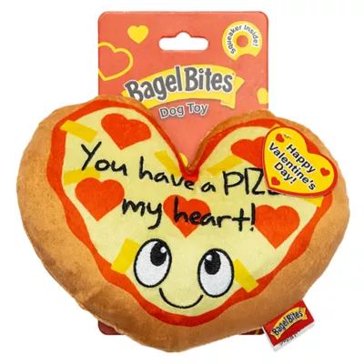 Product Joyhound® Valentines Day Bagel Bites Pizza Dog Toy