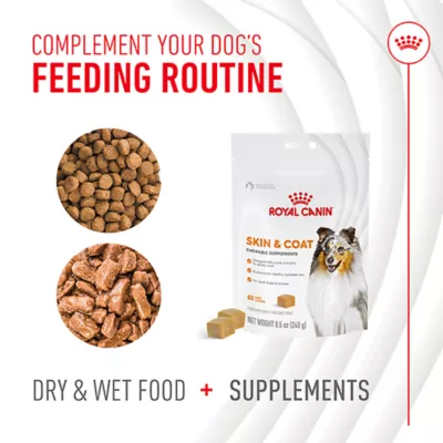 Product Royal Canin, Royal Canin Skin & Coat Supplement Soft Chews for Adult Dogs, 8.47oz pouch