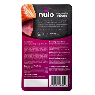 Product Nulo Gently Cooked Meals Cat Wet Food - 3.5 oz